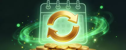 HeroSpin reload bonus icon with circular arrows and coins