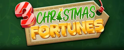 HeroSpin Christmas Fortune slot game banner with festive design